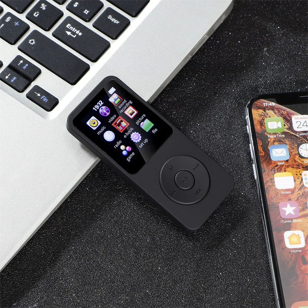 Portable MP3 MP4 Player HiFi Music FM Radio E-Book 1.8" Screen Portable Media Player Qme