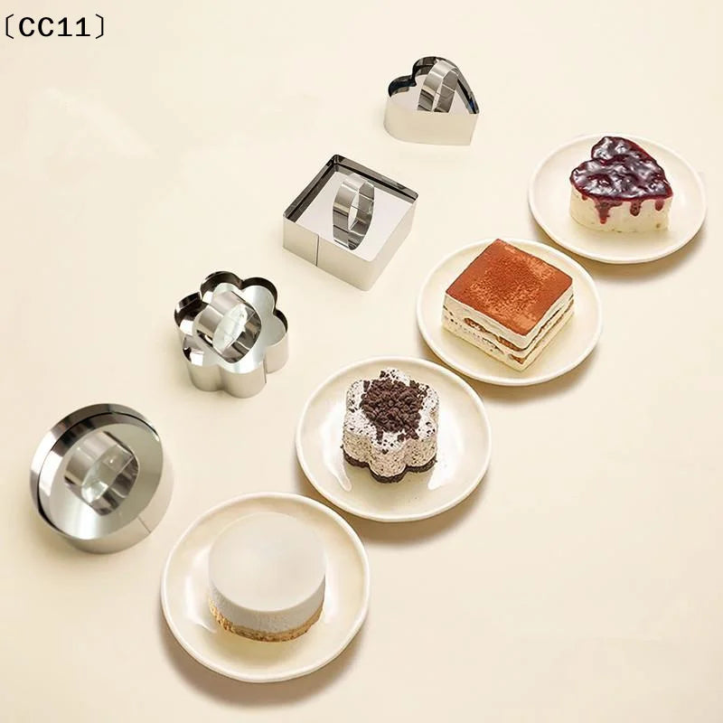 Stainless Steel Mousse Cake Molds | Multiple Shapes Easy Demold Mousse Cake Molds Qme Default Title