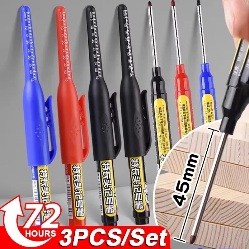 Deep Drill Hole Long Nib Waterproof Marker Pens – 20 Colors Waterproof Marker Pen Qme