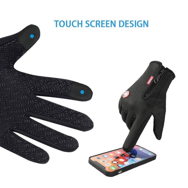 Winter Waterproof Touch Screen Gloves for Men & Women | Qme Winter Gloves Qme