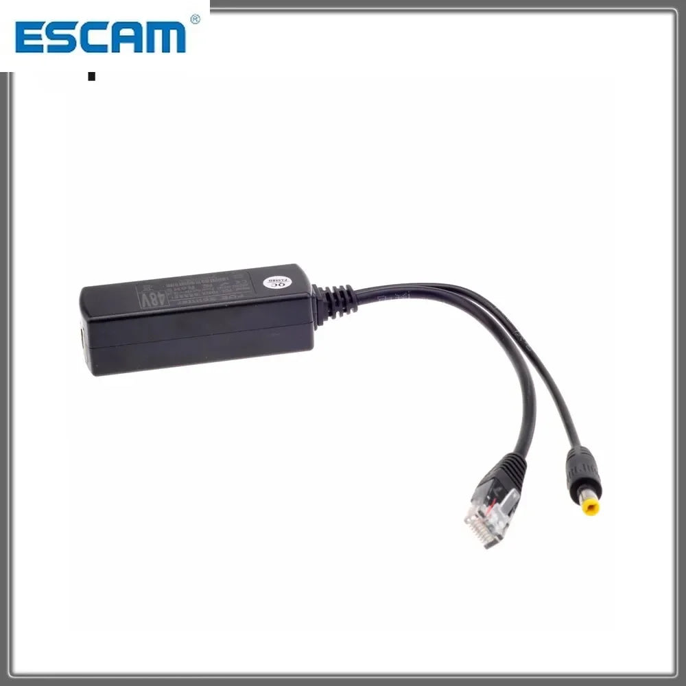 PoE Splitter IEEE 802.3af 48V to 12V 15.4W | 100m Range PoE Splitter Qme