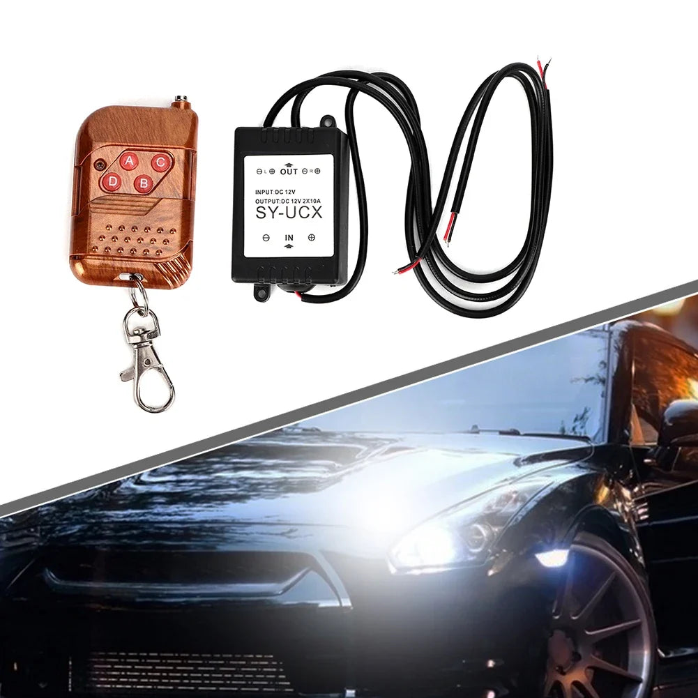 12V Wireless LED Strobe Flash Controller Module – Car DRL LED Strobe Controller Qme