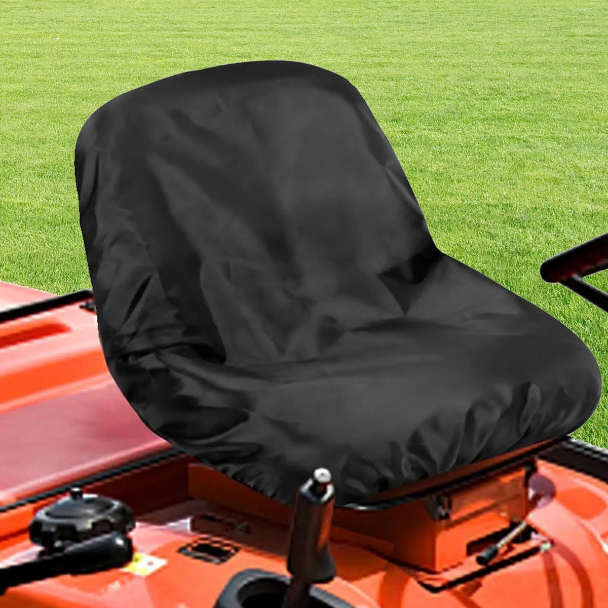 Rainproof Riding Lawn Mower Tractor Seat Cover | Full Coverage Mower Seat Cover Qme