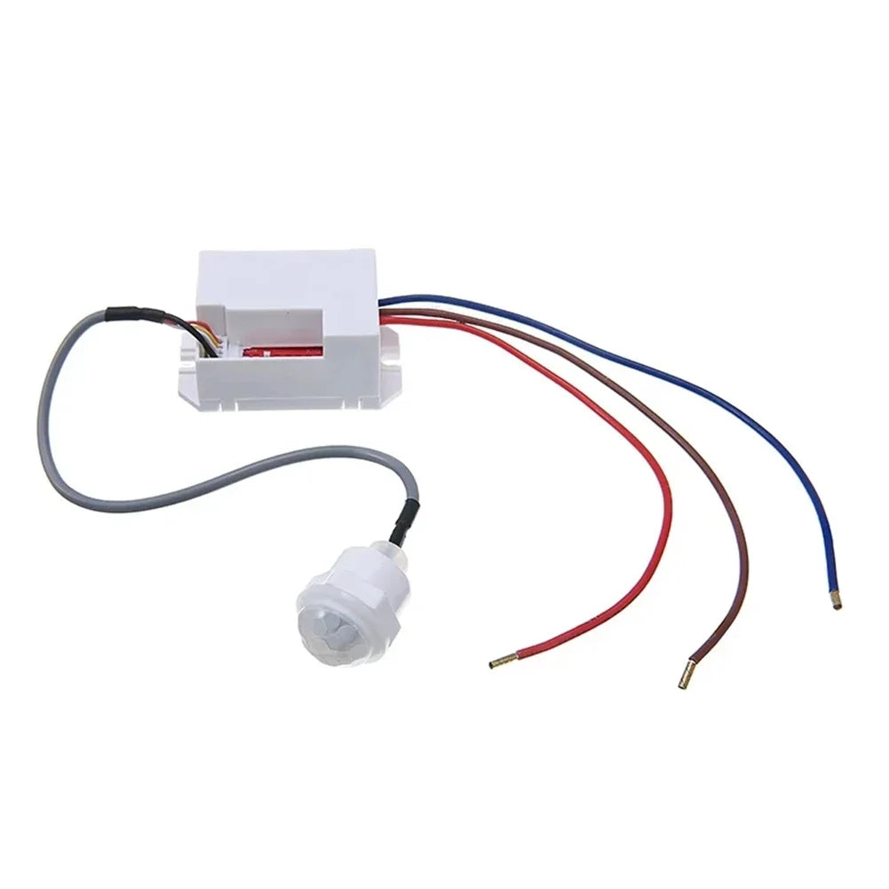 Qme Mini Recessed PIR Motion Sensor Light Switch 360° 800W PIR Motion Sensor Switch Qme A