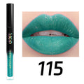 Qme 15-Color Glitter Lip Glaze Waterproof Liquid Lipstick Glitter Lip Glaze Qme 115
