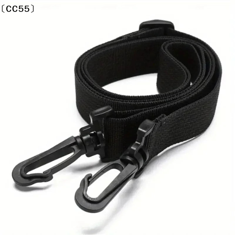 Adjustable Replacement Shoulder Strap – Black Polyester Bag Strap Bag Shoulder Strap Qst