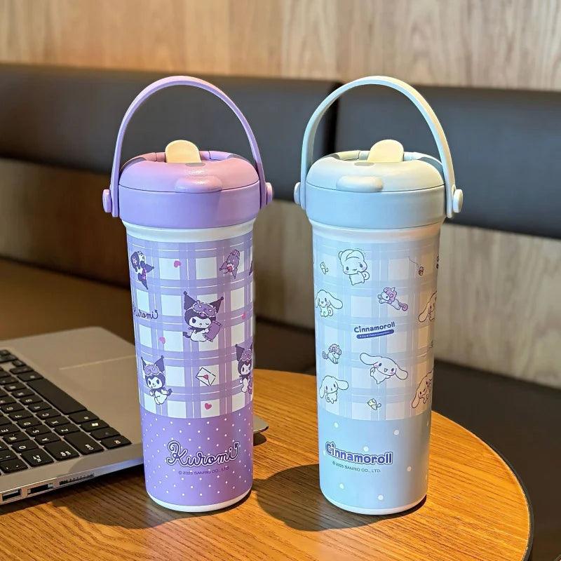 Kuromi Large Capacity Insulated Straw Cup – 9 Colors Insulated Straw Cup Qme
