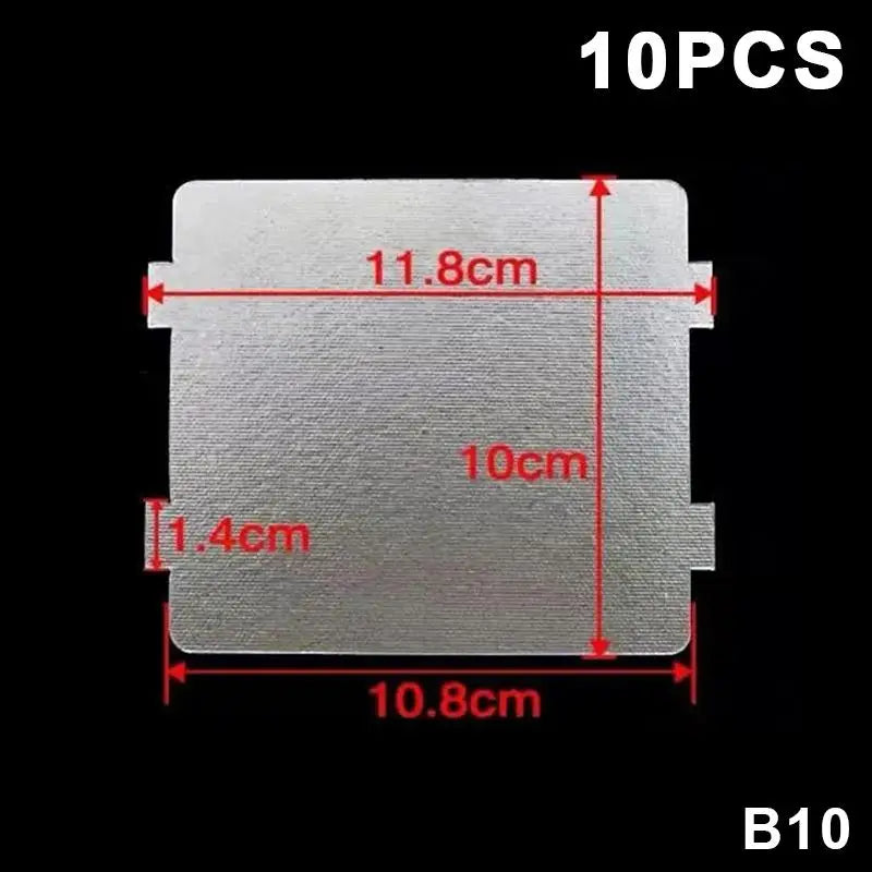 Mica Waveguide Cover Sheets 5-Pack – Cuttable Heat-Resistant Appliance Cover Sheets Qme B10
