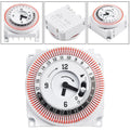 Mechanical 24-Hour Timer Switch Protection Panel 250V 50Hz Mechanical Timer Switch Qme Default Title