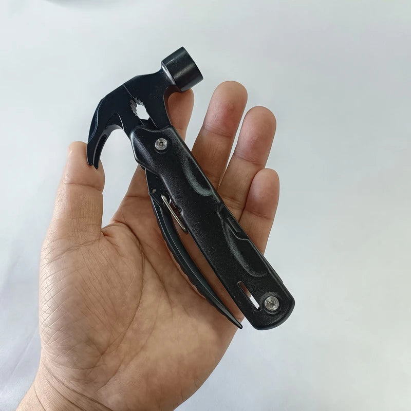 12-in-1 Multitool Hammer – Compact Stainless Steel Multi-Tool Multitool Hammer Qst