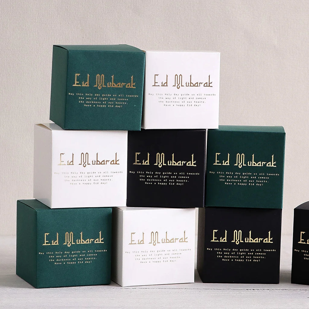 Eid Mubarak Gift Boxes for Candies, Chocolates & Small Gifts Festive Gift Boxes Qme