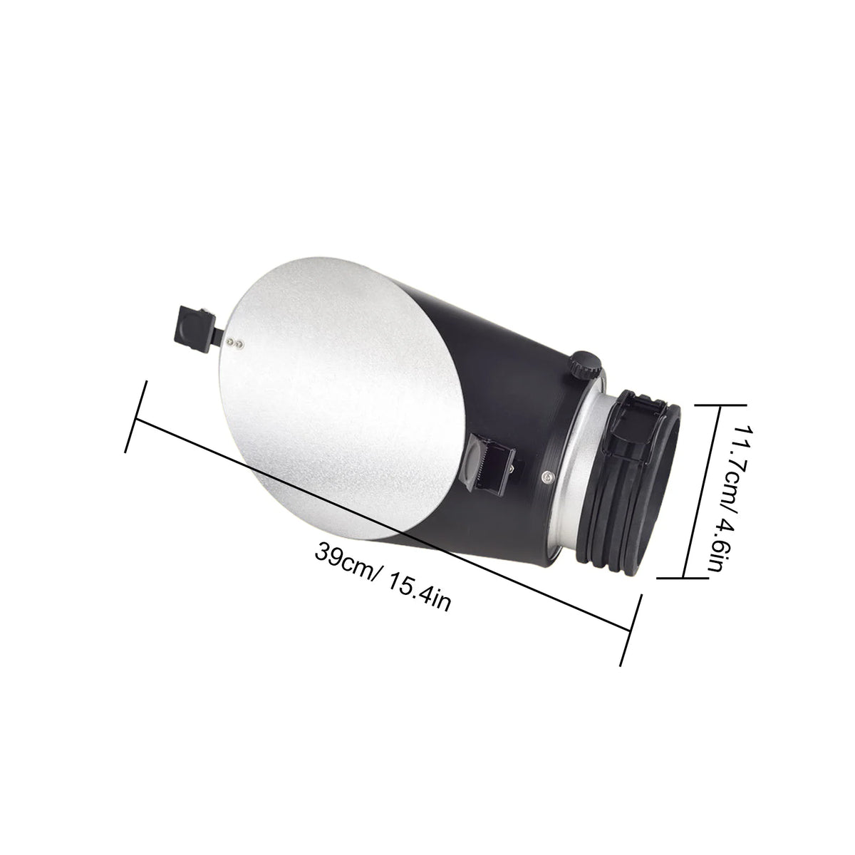 Oblique Background Reflector with Clip – Profoto Mount Photography Light Modifier Qst