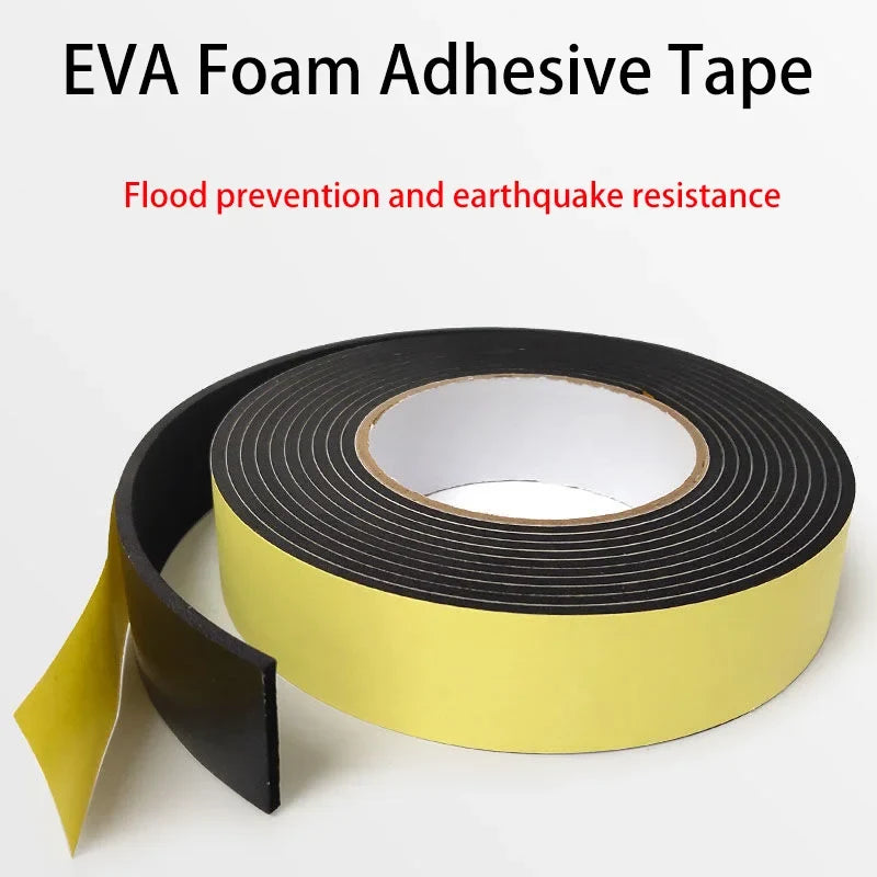EVA Foam Tape Door & Window Seal Strip – Dustproof & Waterproof Foam Weather Strip Qme