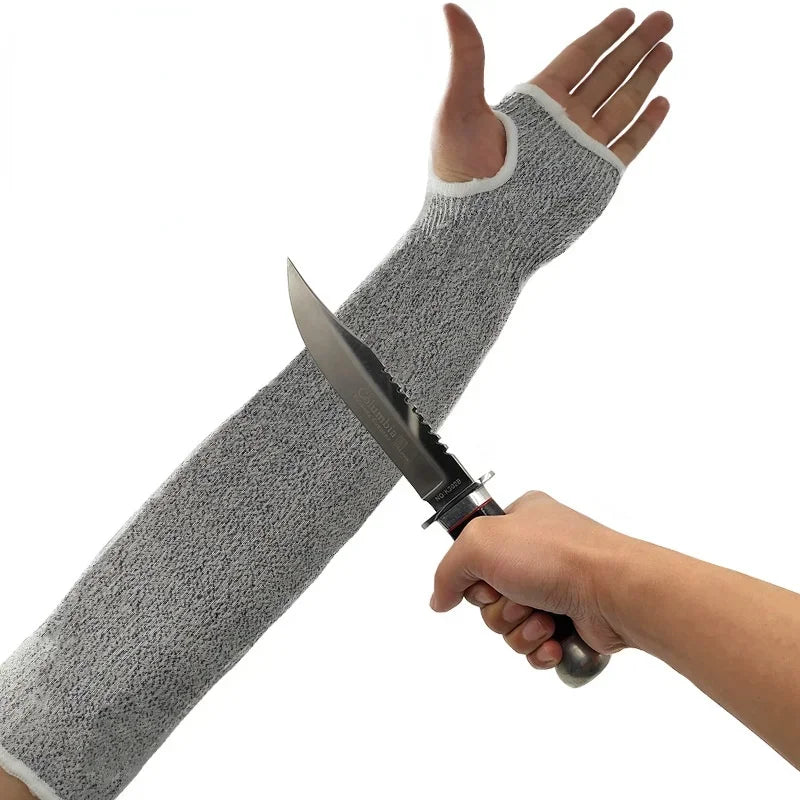 Level 5 Cut-Resistant Arm Sleeves – Breathable Safety Guard Cut-Resistant Arm Sleeves Qme 42cm
