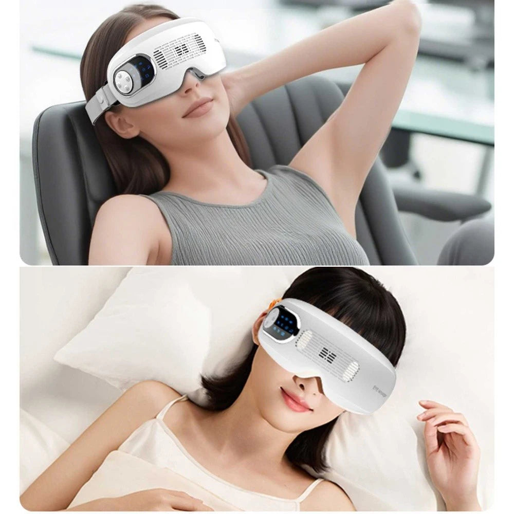 Vilnason Smart Eye Massager – 4 Modes, Vibration & Compress Eye Massager Qst