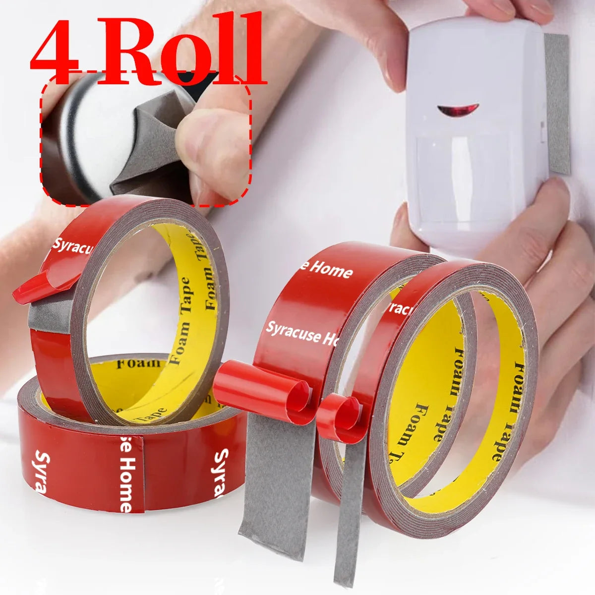 Double Sided Tape – Waterproof Indoor, Car & Craft Adhesive Double Sided Tape Qme