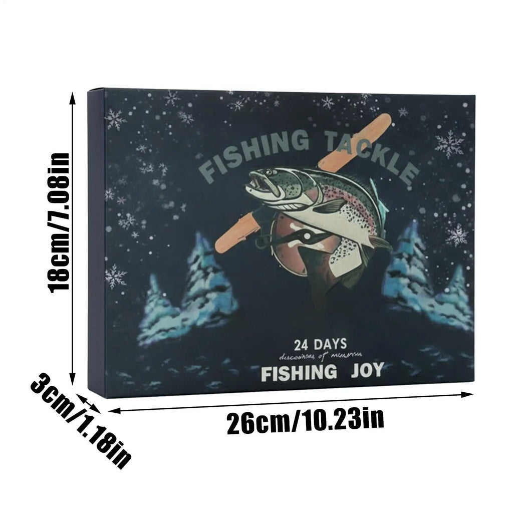 Christmas Advent Calendar – 24 Fishing Lures | Angler Gift Fishing Advent Calendar Qme