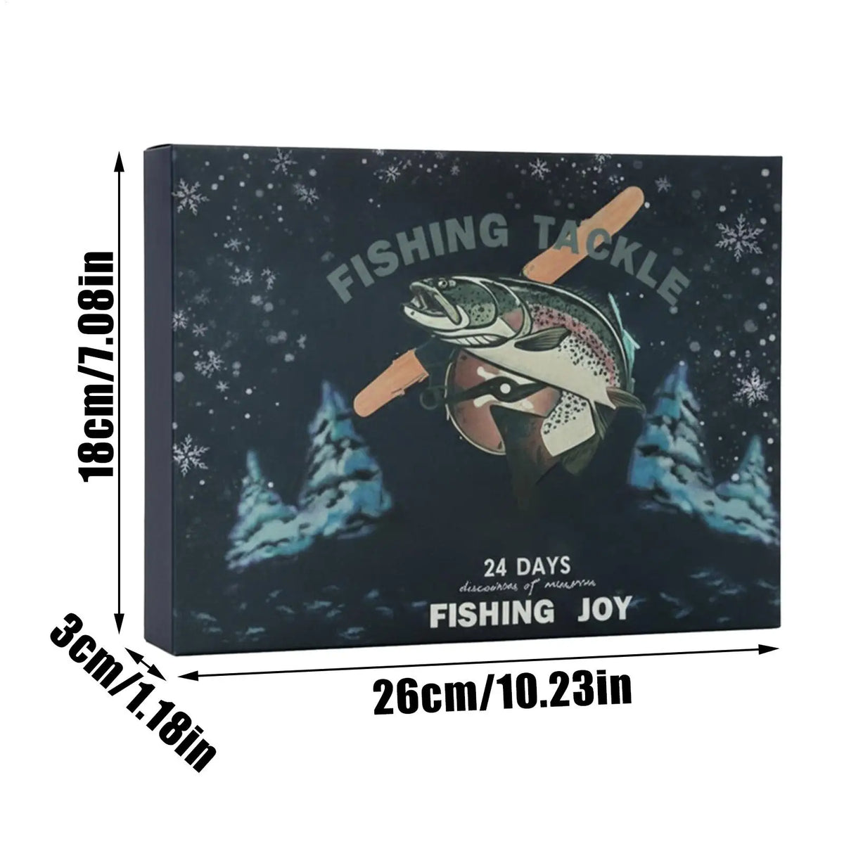 Christmas Advent Calendar – 24 Fishing Lures | Angler Gift Fishing Advent Calendar Qme