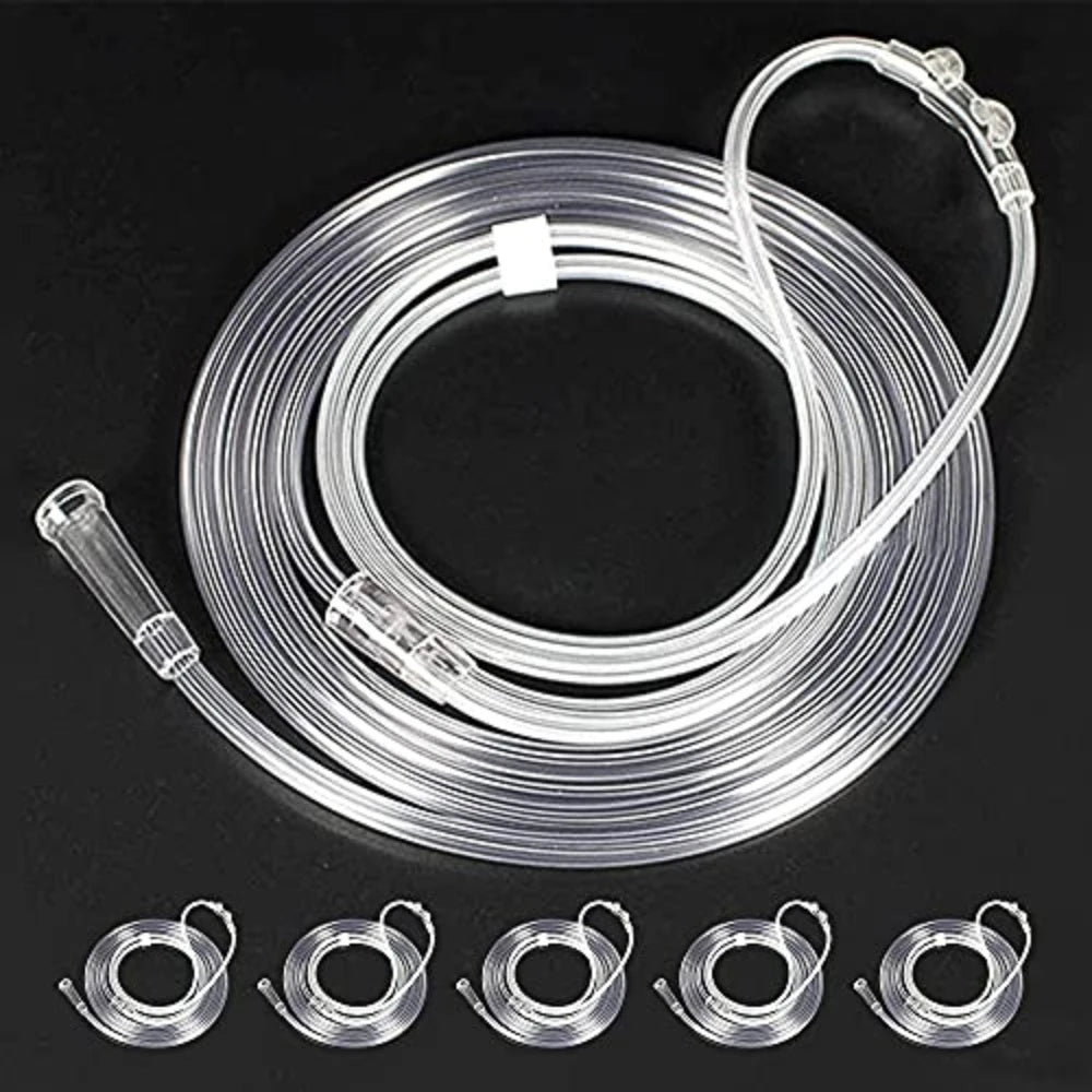 5-Pack Disposable Nasal Cannula Oxygen Tubing 2M 3M 4M – XceeFit Nasal Cannula Tubing Qst 5pcs-3M