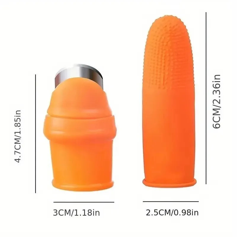 Stainless Steel Thumb Knife Finger Cots – Garden Picking Tool Garden Picking Tool Qme