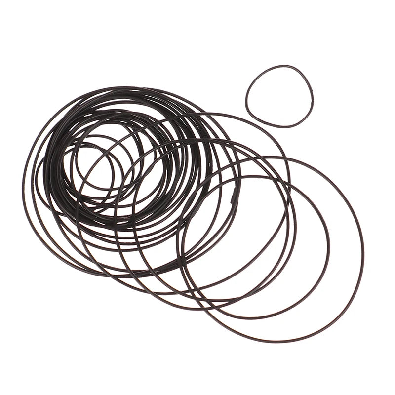 Watch O-Ring Rubber Gaskets 0.5–0.8mm Waterproof Back Cover Seal Watch Repair Gasket Qst