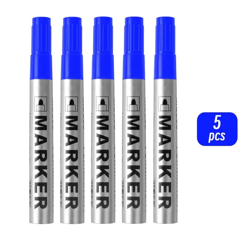 Black Permanent Paint Marker Pen – Fine Nib, Waterproof Permanent Paint Marker Qme Blue