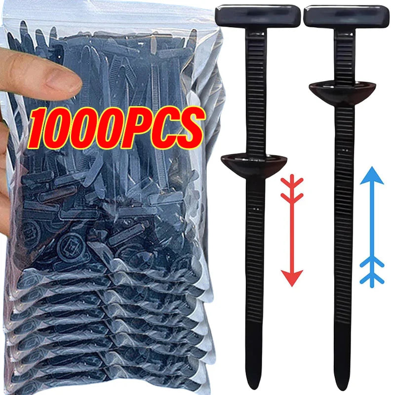 Universal Nylon Auto Fastener Cable Tie Buckle Replacement Clip Auto Fastener Clip Qme