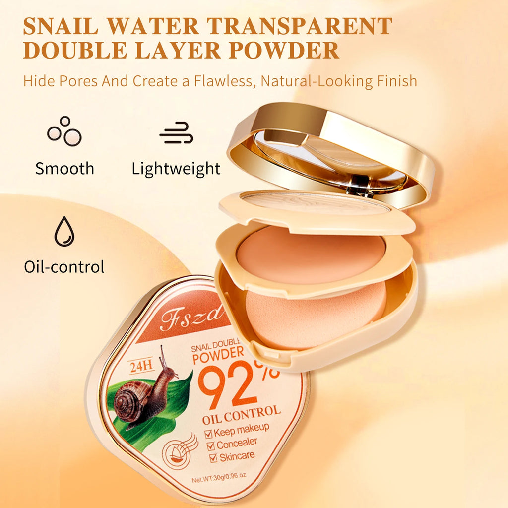 Snail Water Translucent Setting Powder – Lightweight, No Caking Setting Powder Qst