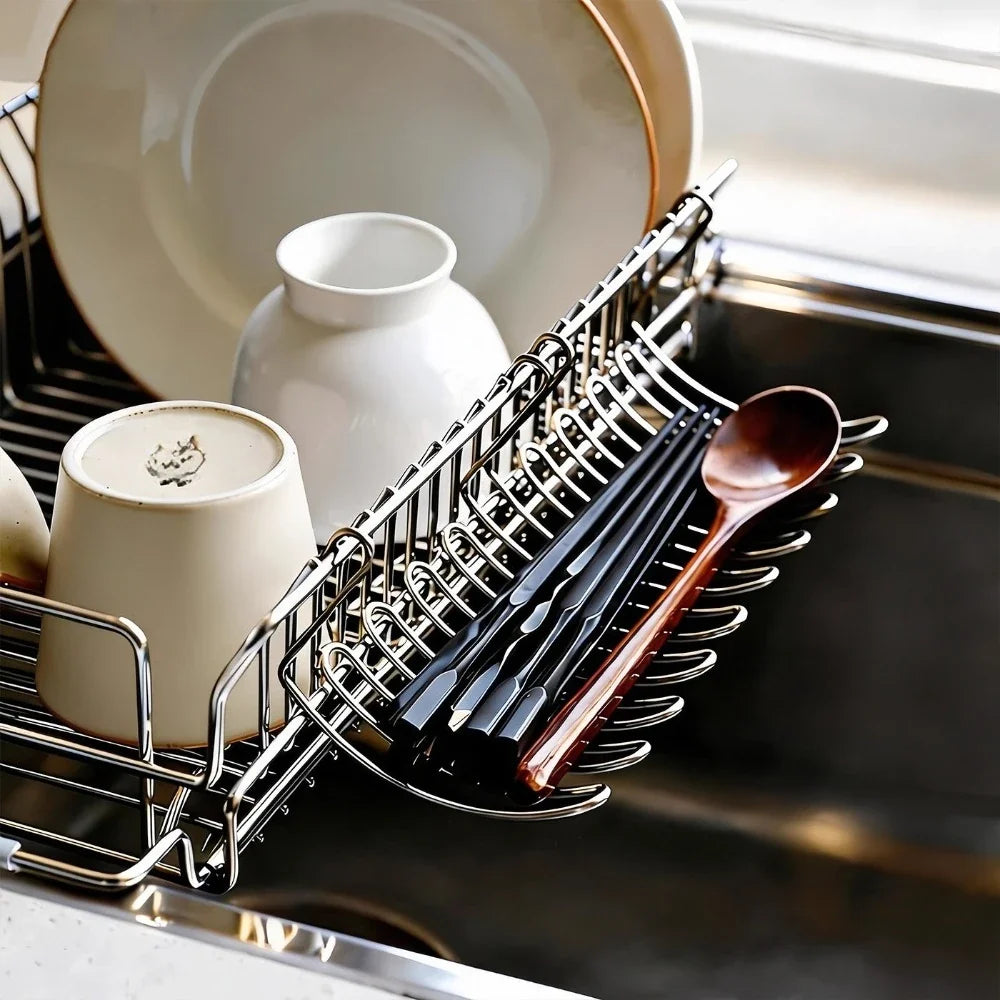 Retractable Stainless Steel Sink Hanging Basket | Drain Organizer Sink Hanging Basket Qme