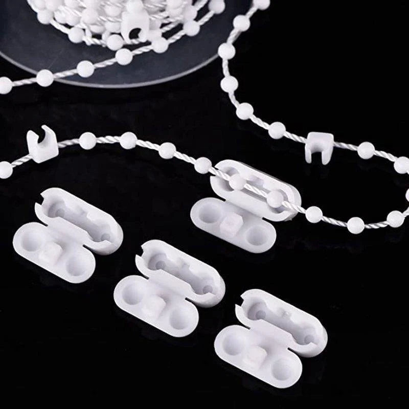 Vertical Blind Chain Connectors – White Roller Pull Joiners 10pk Blind Chain Connector Qme