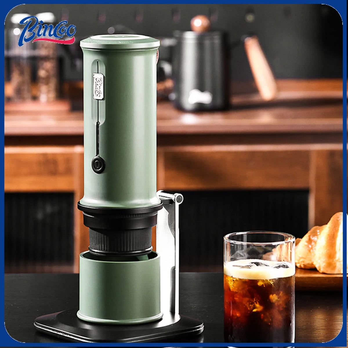 BINCOO H2Pro 3-in-1 Portable Capsule Espresso Coffee Machine Portable Espresso Machine Qst