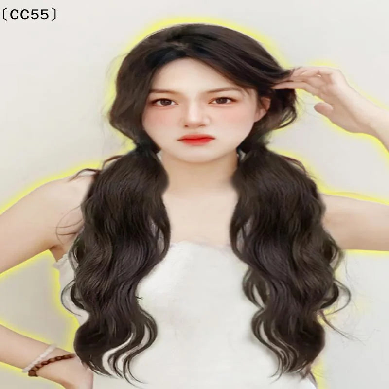 Natural Wave Fake Ponytail Extension – Elastic Band Low Tie Ponytail Hair Extension Qst