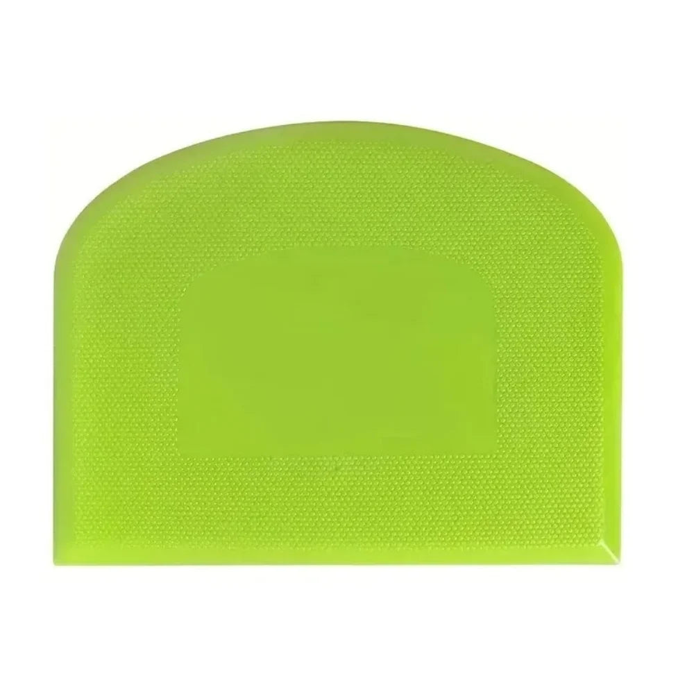 Multifunctional Dough Scraper & Cream Spatula | Baking Tool Dough Scraper Spatula Qme green