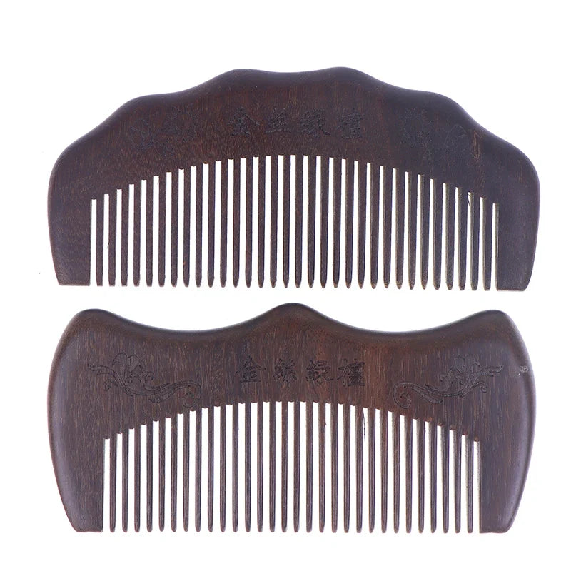 Sandalwood Hand Comb – Natural Wood Palm Relaxation Comb Palm Acupressure Comb Qme