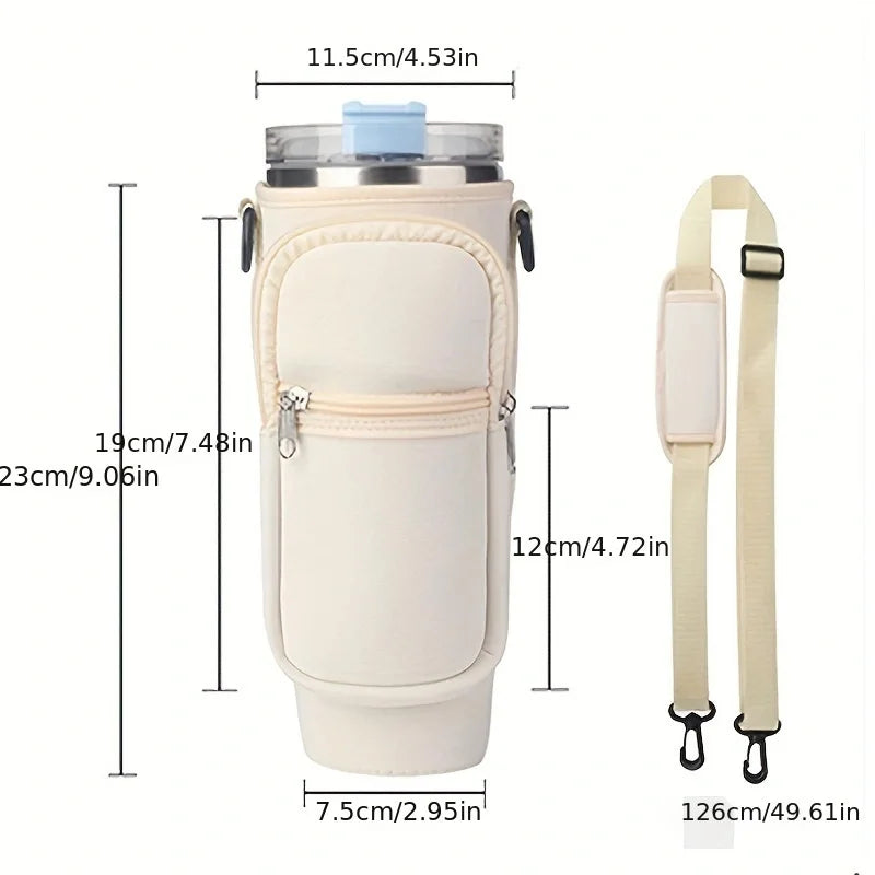Ice Brave Nylon Cup Cover with 2 Storage Bags – 30oz & 40oz Cup Cover Sleeve Qme
