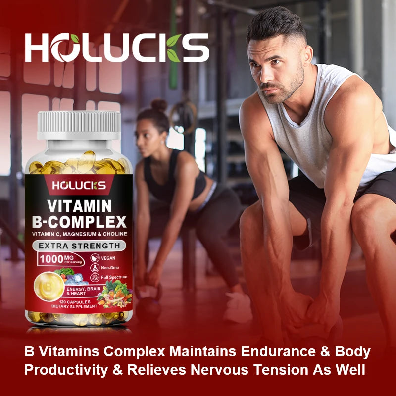 Yimiduk Vitamin B Complex 120 Capsules – Buy 1 Get 1 Free Vitamin Supplement Qst