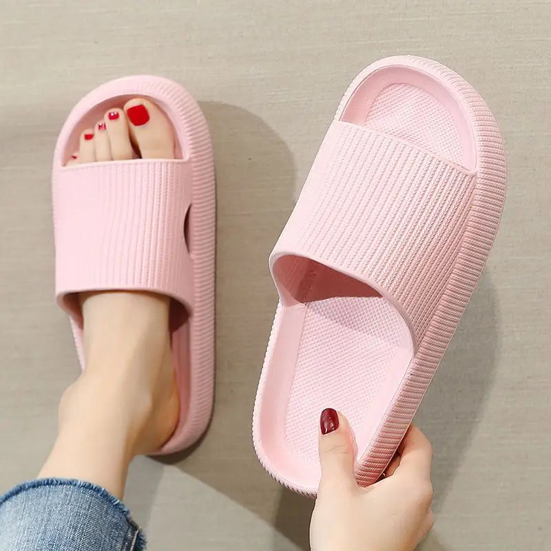 Women's Platform Cloud Slippers – EVA Soft Slide Sandals Platform Slide Slippers Qme