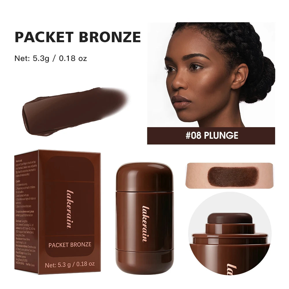 Cream Bronzer Stick – Blendable Face Contour & Bronzing Cream Bronzer Stick Qst 08