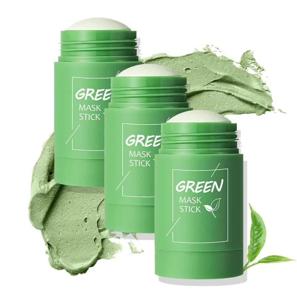 Green Tea Clay Stick Face Mask – Pore Cleansing & Oil Control Clay Face Mask Qme