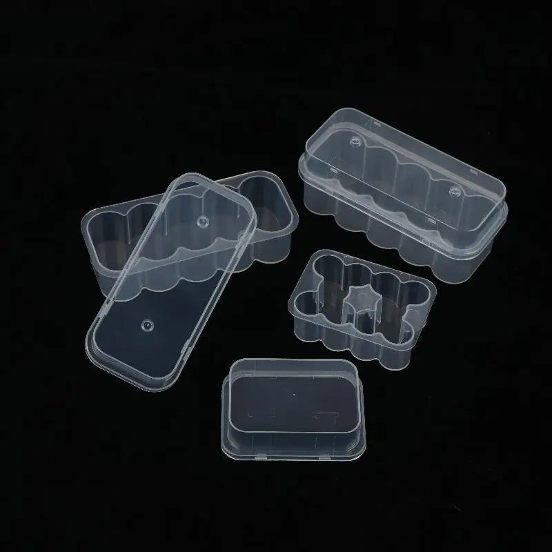 10-Slot Clear Stackable Vial Storage Case | Microtube Box Vial Storage Case Qme