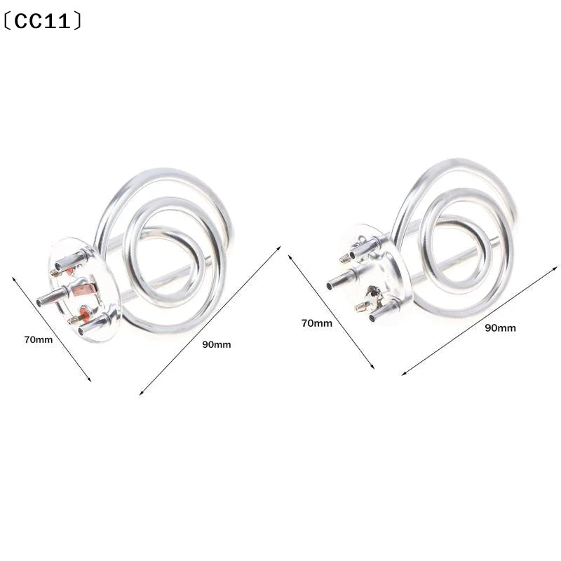 2000W 220V Coffee Maker Stainless Steel Heating Element Coffee Machine Part Qme