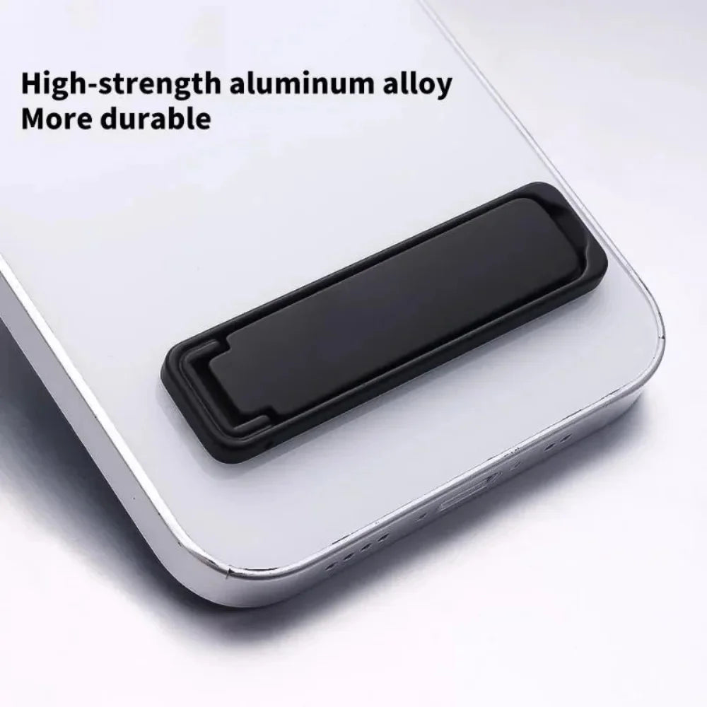 Ultra Thin Metal Folding Phone Holder Mini Back Sticker Stand Phone Stand Qme