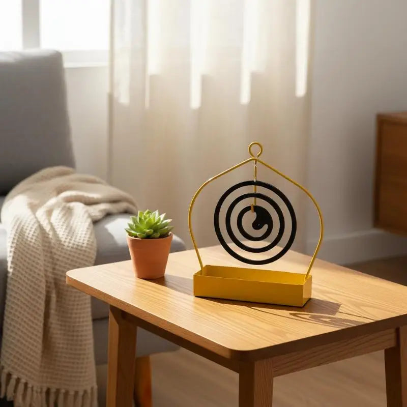 Modern Iron Coil Incense Holder Burner Frame – 4 Colors Incense Coil Holder Qme
