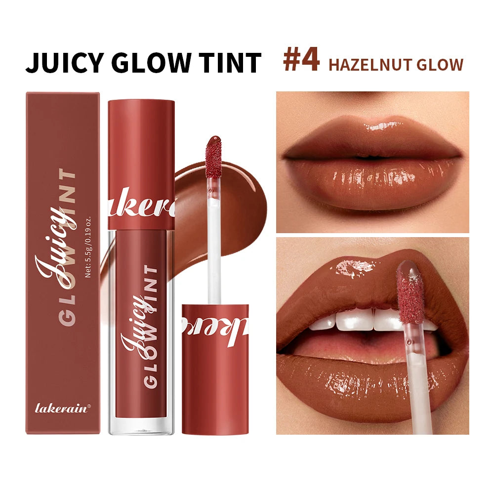 Lakerain Mirror Lip Glaze – Long-Lasting Hydrating Lip Gloss Lip Gloss Qst 04