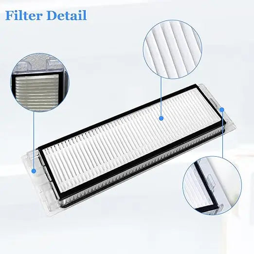 HEPA Filter Replacement for Xiaomi Mi Robot & Roborock S50 T7 Robot Vacuum Filter Qme