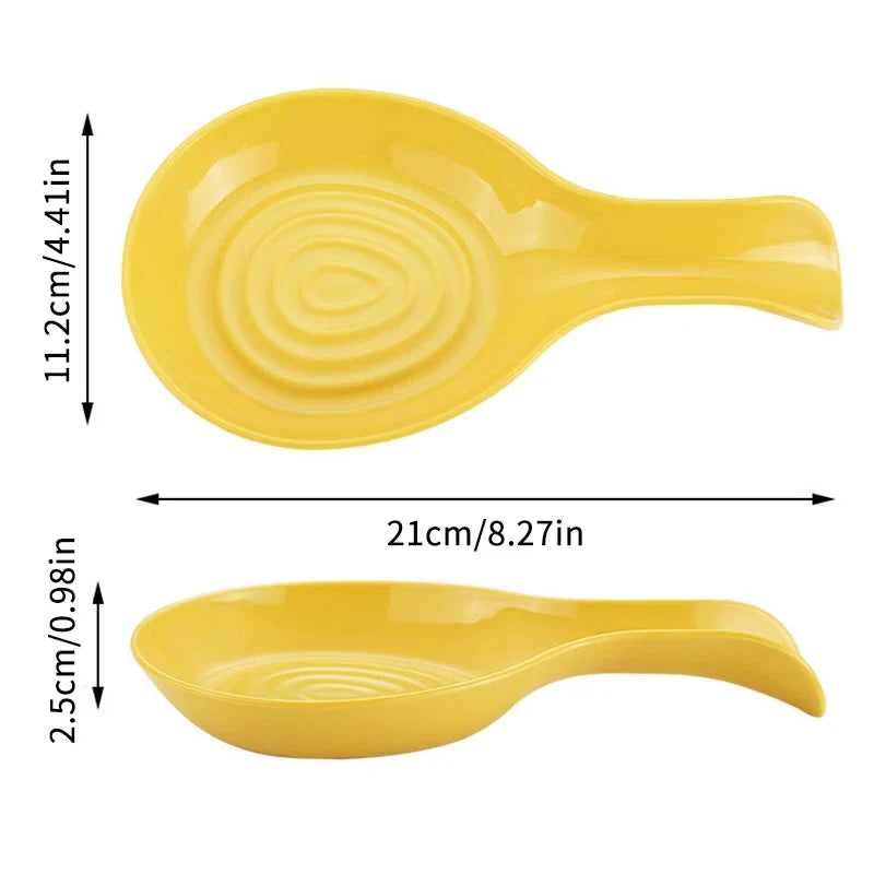 Large Ceramic Spoon Rest – Heat-Resistant & Dishwasher Safe Ceramic Spoon Rest Qme