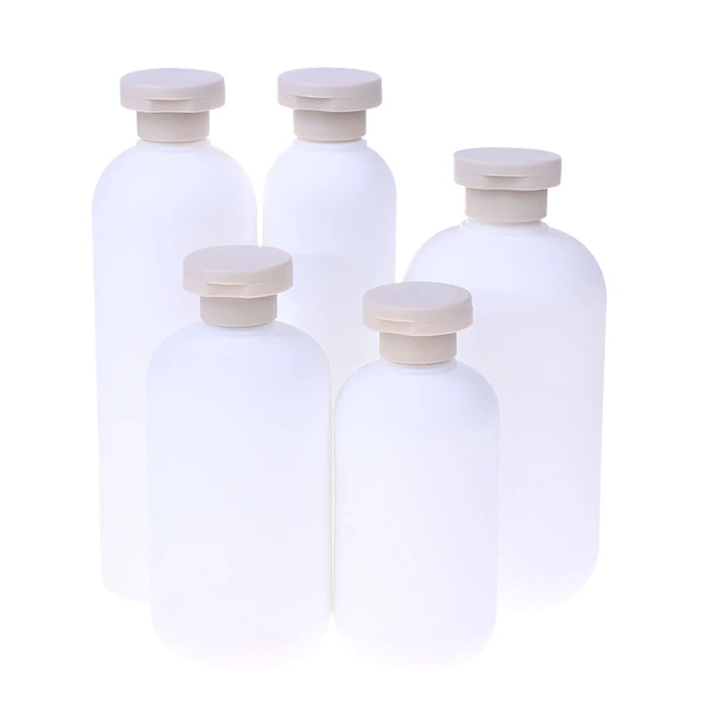 Refillable Travel Squeeze Bottles BPA-Free Flip Cap 200–500ml Travel Squeeze Bottles Qst