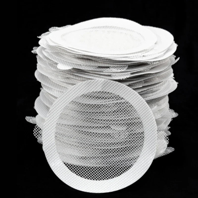 Disposable Shower Drain Hair Catcher – 20pc Mesh Filter Sticker Drain Hair Catcher Qme