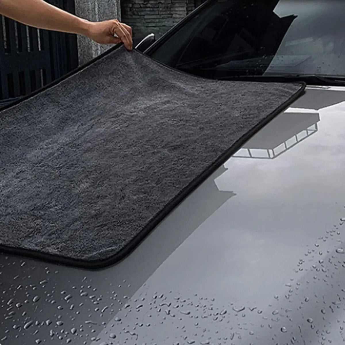 Ultra Absorbent Microfiber Car Drying Towel – 90x60cm Microfiber Car Towel Qme