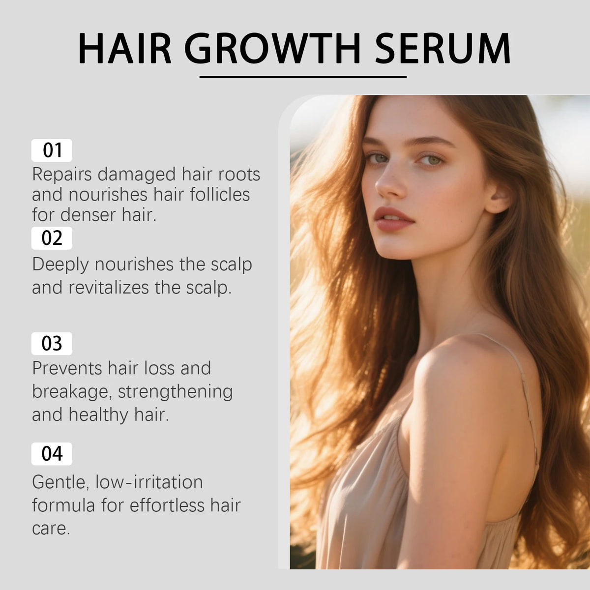 Copper Peptide Hair Growth Serum – Strengthen & Nourish 30ml Hair Growth Serum Qst
